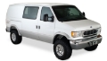 Picture of Bushwacker 92-14 Ford E-250 Super Duty Extend-A-Fender Style Flares 2pc - Black