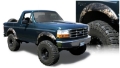 Picture of Bushwacker 92-96 Ford Bronco Extend-A-Fender Style Flares 2pc - Black