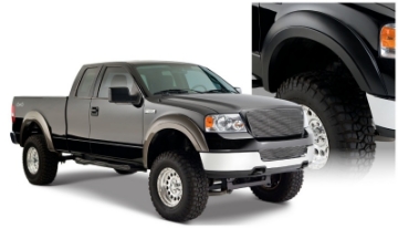 Picture of Bushwacker 04-08 Ford F-150 Styleside Extend-A-Fender Style Flares 4pc 66-0-78-0-96-0in Bed - Black