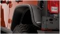 Picture of Bushwacker 07-18 Jeep Wrangler Unlimited Flat Style Flares 2pc 4-Door Sport Utility Only - Black