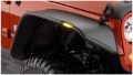 Picture of Bushwacker 07-18 Jeep Wrangler Unlimited Flat Style Flares 4pc 4-Door Sport Utility Only - Black
