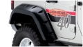 Picture of Bushwacker 07-18 Jeep Wrangler Unlimited Max Pocket Style Flares 2pc Extended Coverage - Black