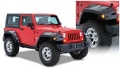 Picture of Bushwacker 07-18 Jeep Wrangler Max Pocket Style Flares 2pc Extended Coverage - Black