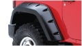 Picture of Bushwacker 07-18 Jeep Wrangler Max Pocket Style Flares 2pc Extended Coverage - Black