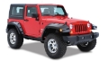 Picture of Bushwacker 07-18 Jeep Wrangler Max Pocket Style Flares 2pc Extended Coverage - Black