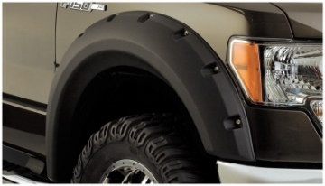 Picture of Bushwacker 09-14 Ford F-150 Max Pocket Style Flares 2pc Extended Coverage - Black