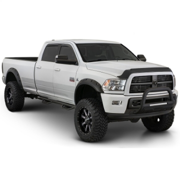 Picture of Bushwacker 14-18 Chevy Silverado 1500 Fleetside Max Pocket Style Flares 4pc 78-8-97-8in Bed - Black