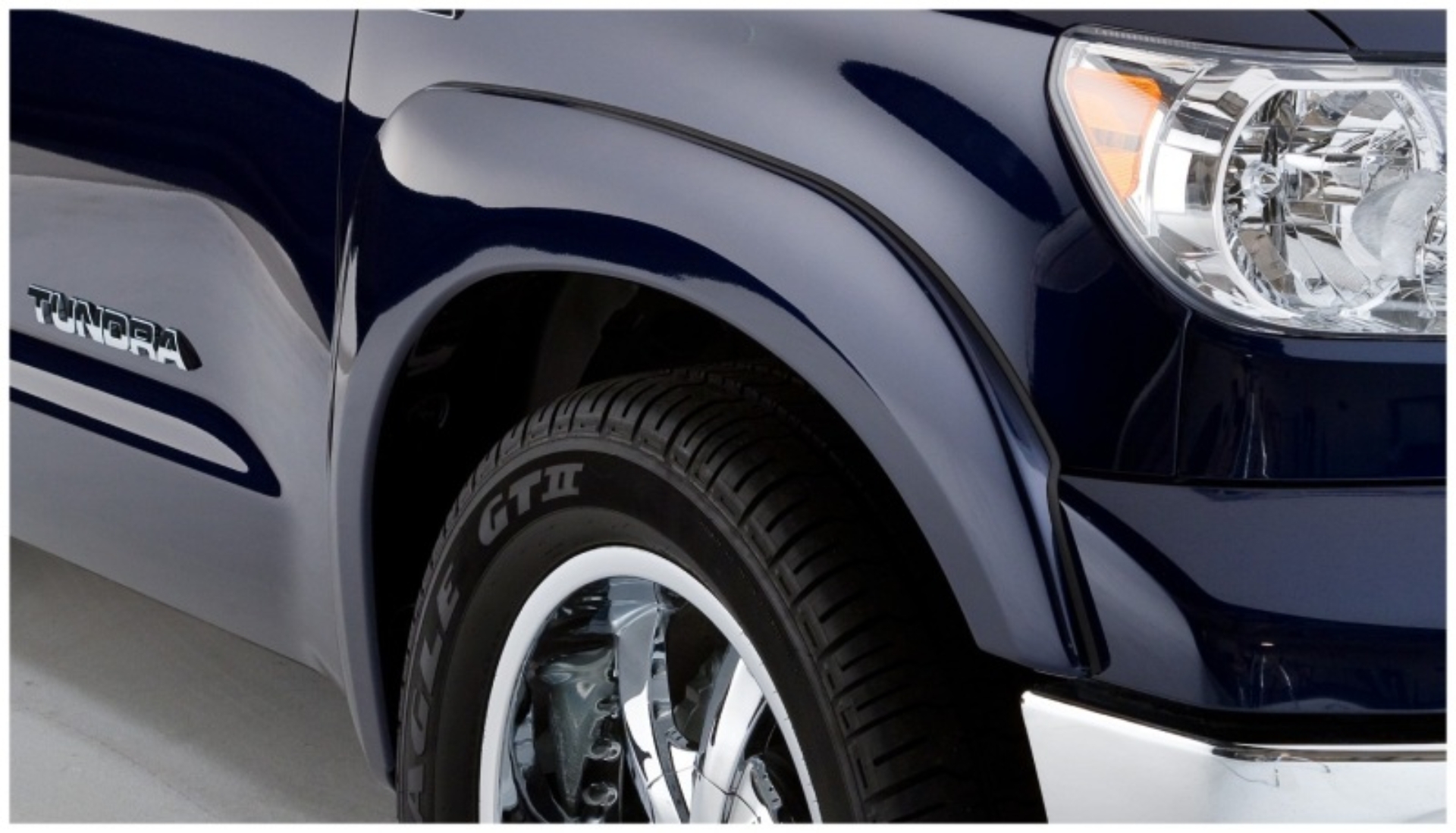 Picture of Bushwacker 07-13 Toyota Tundra OE Style Flares 2pc Fits w- Factory Mudflap - Black