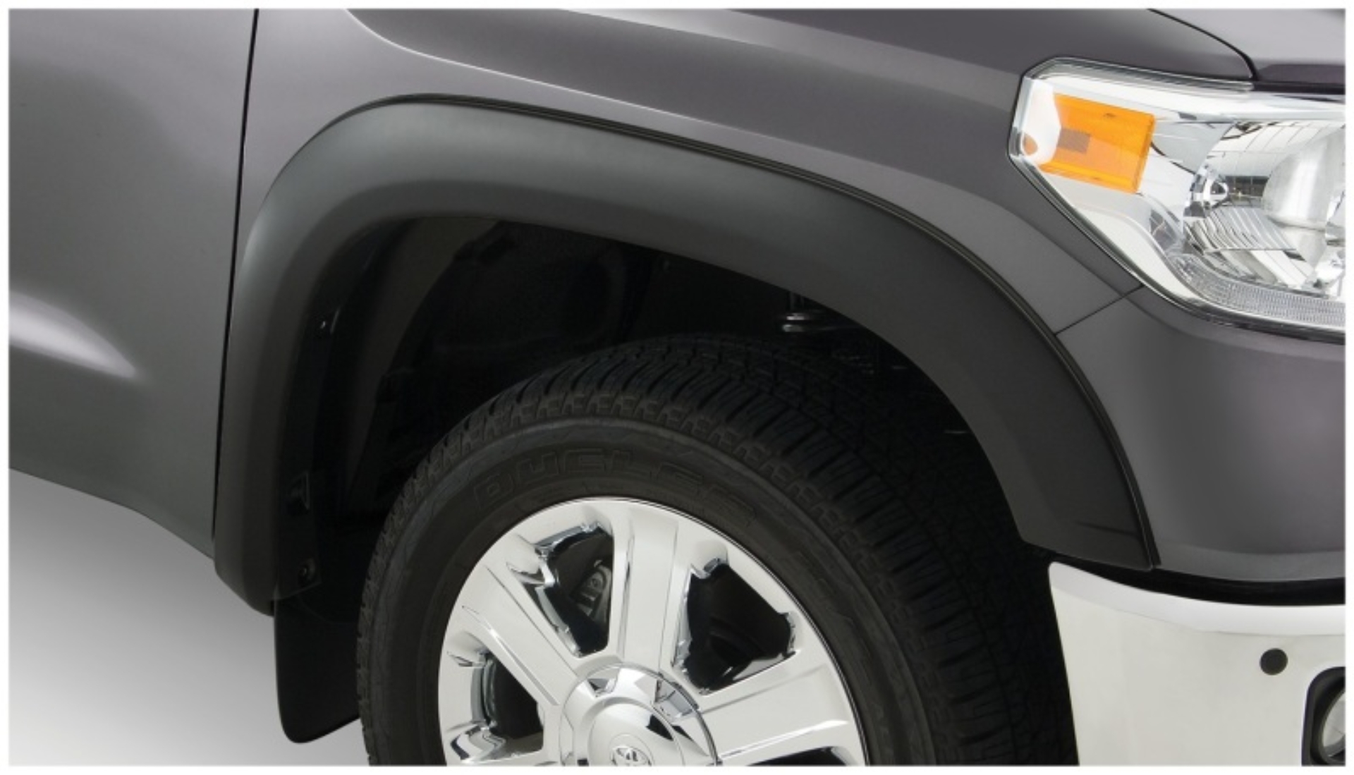 Picture of Bushwacker 14-18 Toyota Tundra OE Style Flares 2pc Fits w- Factory Mudflap - Black