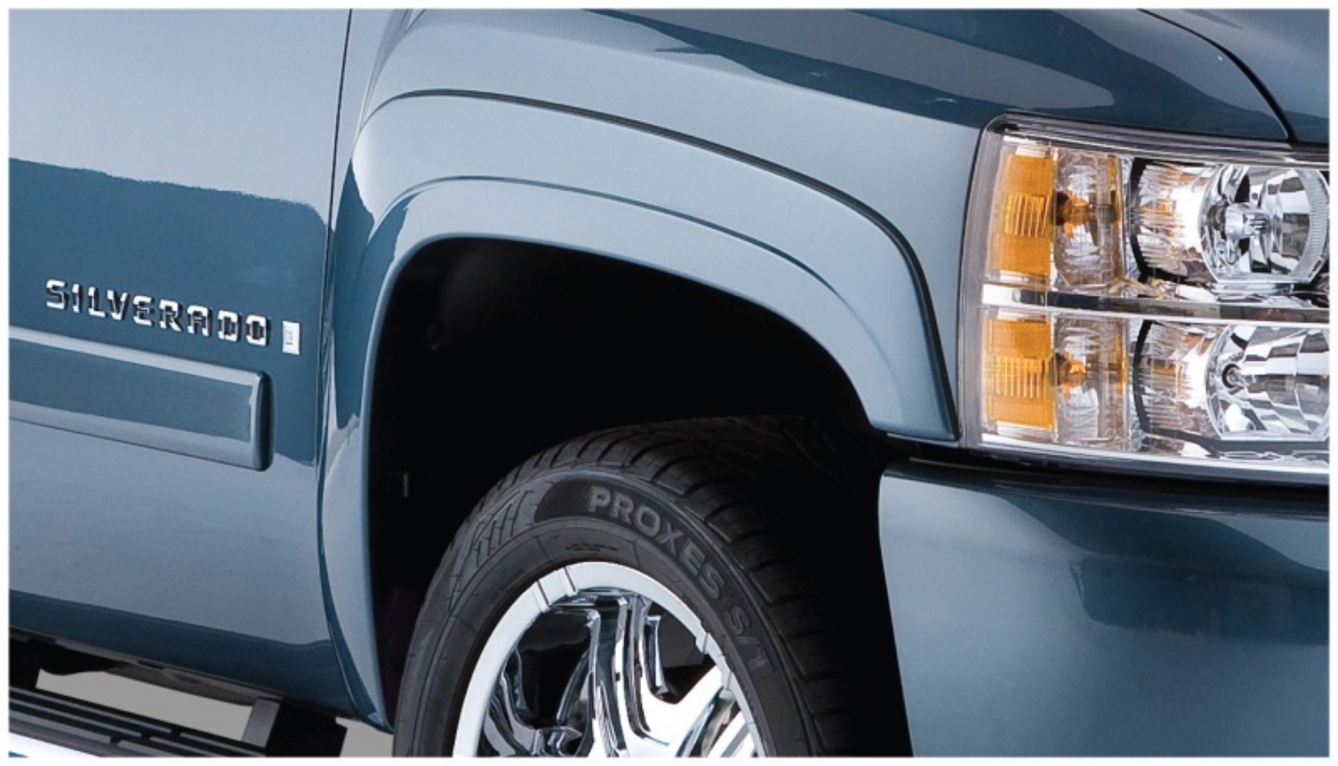 Picture of Bushwacker 07-14 Chevy Silverado 2500 HD OE Style Flares 2pc - Black