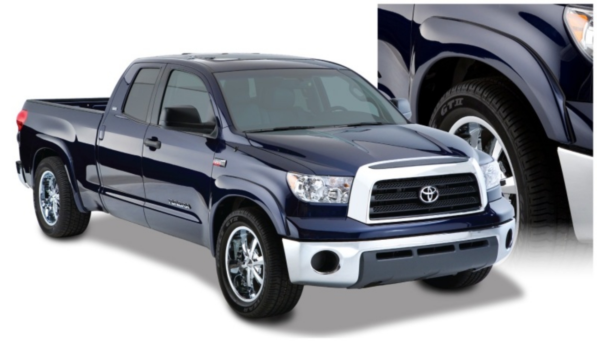 Picture of Bushwacker 07-13 Toyota Tundra Fleetside OE Style Flares 4pc 66-7-78-7-97-6in Bed - Black