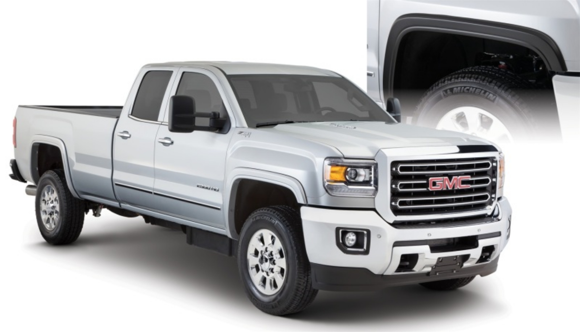 Picture of Bushwacker 15-18 GMC Sierra 2500 HD OE Style Flares 4pc 78-8-97-6in Bed - Black