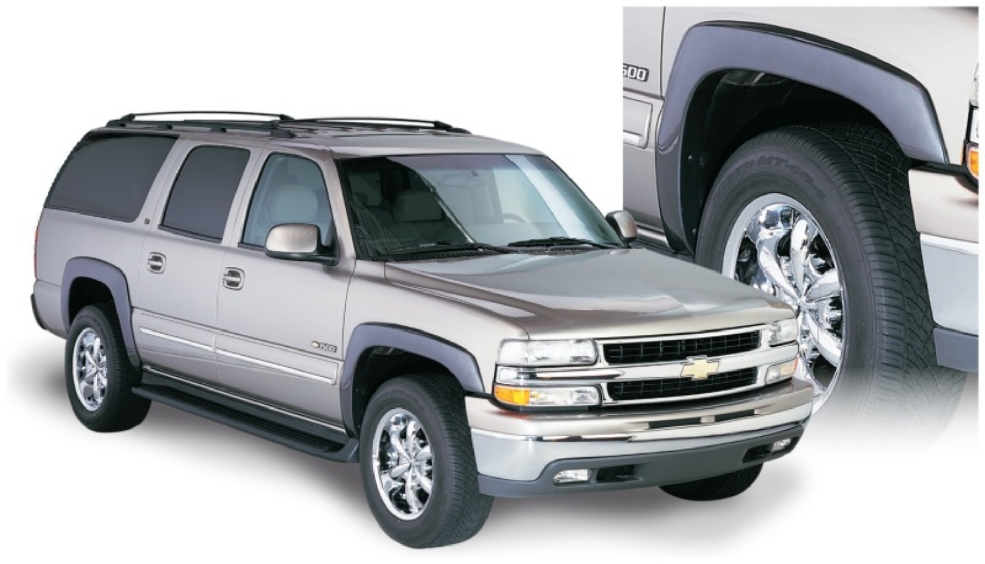 Picture of Bushwacker 03-06 GMC Yukon Xl 1500 OE Style Flares 4pc - Black