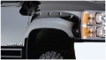Picture of Bushwacker 07-14 Chevy Silverado 2500 HD Pocket Style Flares 2pc - Black