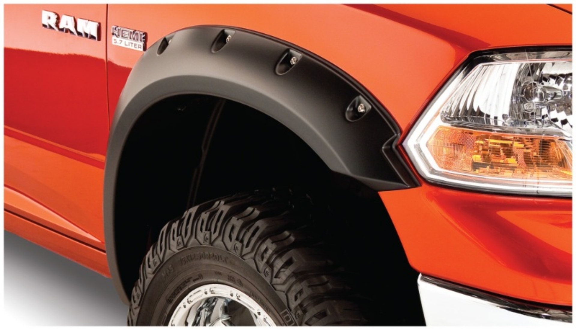 Picture of Bushwacker 09-18 Dodge Ram 1500 Pocket Style Flares 2pc - Black