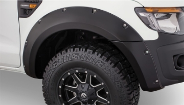 Picture of Bushwacker 11-15 Ford Ranger T6 Pocket Style Flares 2pc - Black