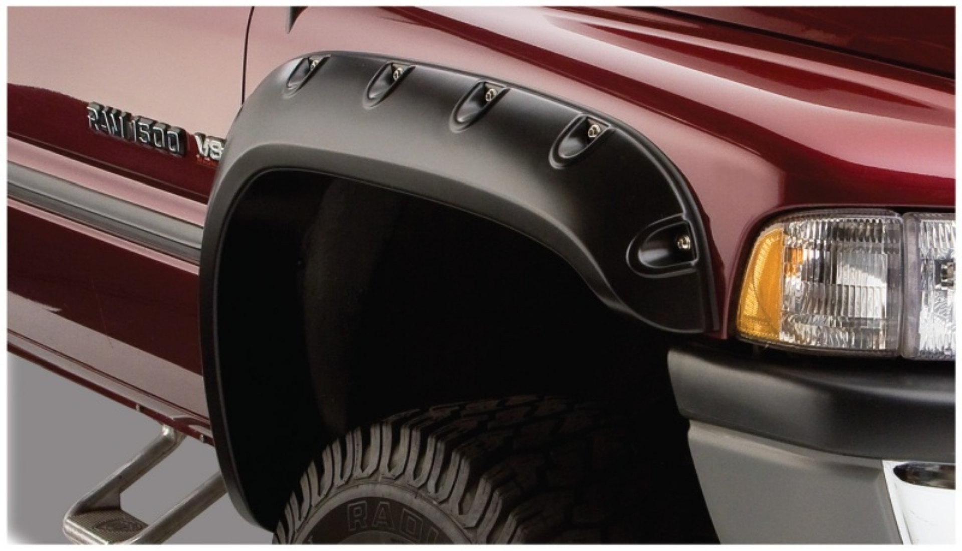 Picture of Bushwacker 94-01 Dodge Ram 1500 Pocket Style Flares 2pc - Black