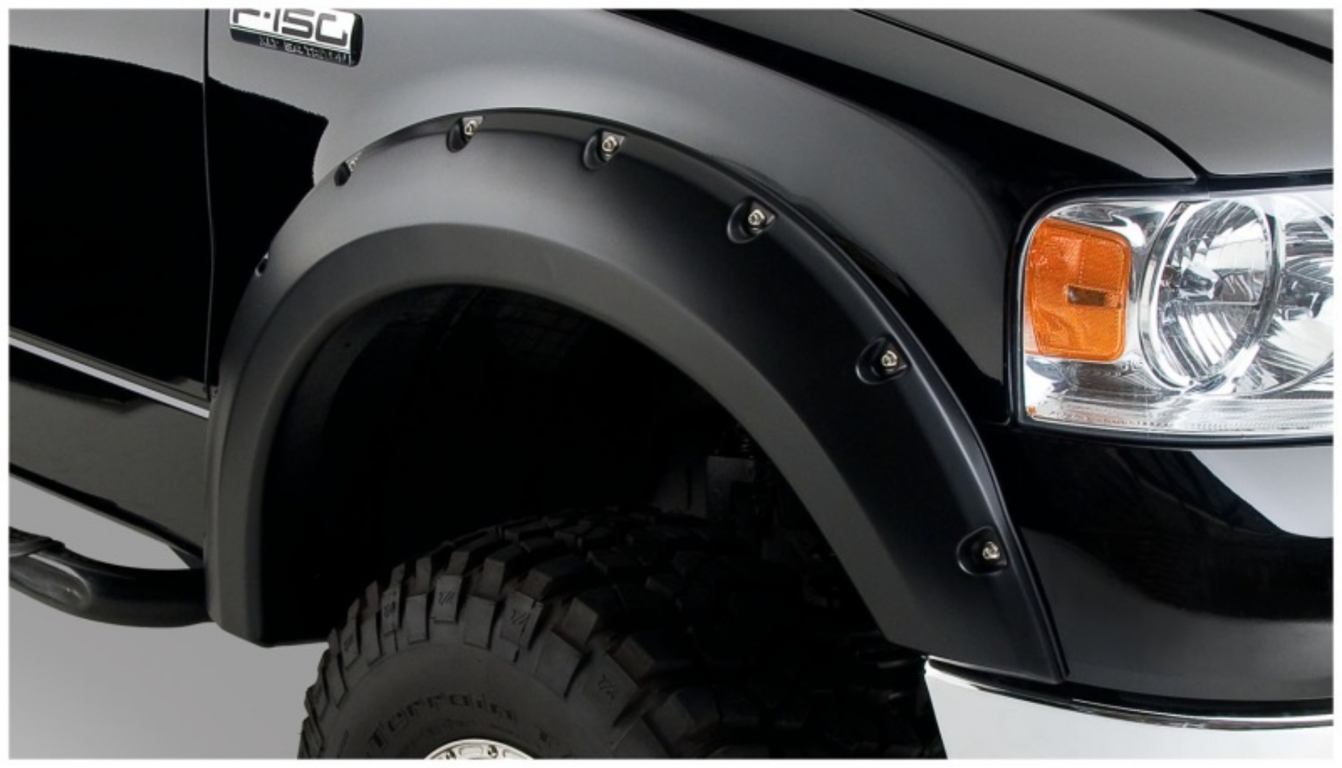 Picture of Bushwacker 04-08 Ford F-150 Pocket Style Flares 2pc - Black