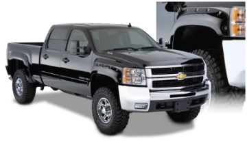 Picture of Bushwacker 07-13 Chevy Silverado 1500 Fleetside Pocket Style Flares 4pc 69-3in Bed - Black