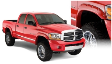 Picture of Bushwacker 06-08 Dodge Ram 1500 Fleetside Pocket Style Flares 4pc 97-9-98-3in Bed - Black