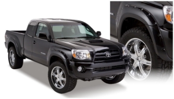 Picture of Bushwacker 05-11 Toyota Tacoma Fleetside Pocket Style Flares 4pc 73-5in Bed - Black