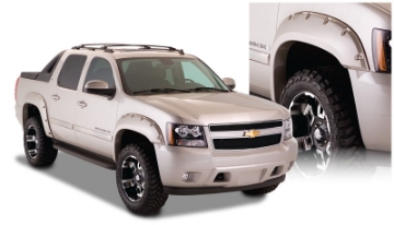 Picture of Bushwacker 07-13 Chevy Avalanche Pocket Style Flares 4pc - Black