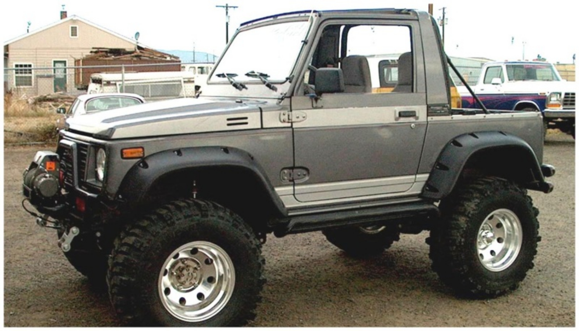 Picture of Bushwacker 86-95 Suzuki Samurai Pocket Style Flares 4pc - Black