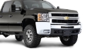Picture of Bushwacker 17-18 Chevy Silverado 1500 Fleetside Pocket Style Flares 4pc 78-8-97-8in Bed - Graphite