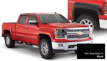 Picture of Bushwacker 16-18 Chevy Silverado 1500 Fleetside Pocket Style Flares 4pc 78-8-97-8in Bed - Black