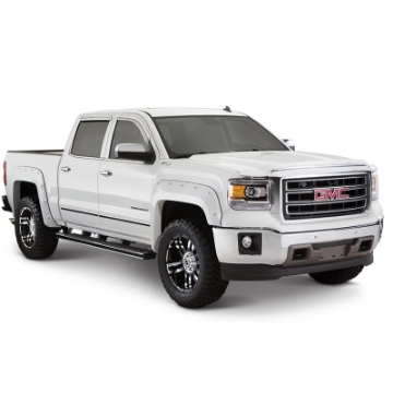 Picture of Bushwacker 16-18 Dodge Ram 2500 Fleetside Pocket Style Flares 4pc - Brilliant Blk Crystal