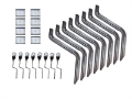 Picture of Lund 96-99 Chevy Tahoe EZ Running Board Mounting Bracket Kit - Brite