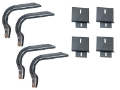 Picture of Lund 97-04 Ford F-150 Std- Cab EZ Running Board Mounting Bracket Kit - Brite