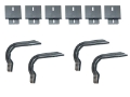 Picture of Lund 97-04 Ford F-150 SuperCab EZ Running Board Mounting Bracket Kit - Brite