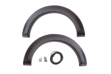 Picture of Lund 04-08 Ford F-150 No Stepside RX-Rivet Style Smooth Elite Series Fender Flares - Black 2 Pc