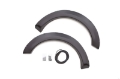 Picture of Lund 08-10 Ford F-250 Super Duty RX-Rivet Style Smooth Elite Series Fender Flares - Black 2 Pc