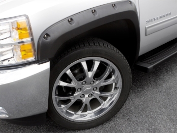 Picture of Lund 2017 Ford F-250 Super Duty RX-Rivet Style Smooth Elite Series Fender Flares - Black 2 Pc