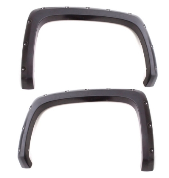 Picture of Lund 15-17 GMC Canyon 5ft- Bed RX-Rivet Style Textured Elite Series Fender Flares - Black 2 Pc