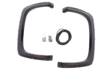 Picture of Lund 99-07 Chevy Silverado 1500 RX-Rivet Style Textured Elite Series Fender Flares - Black 2 Pc