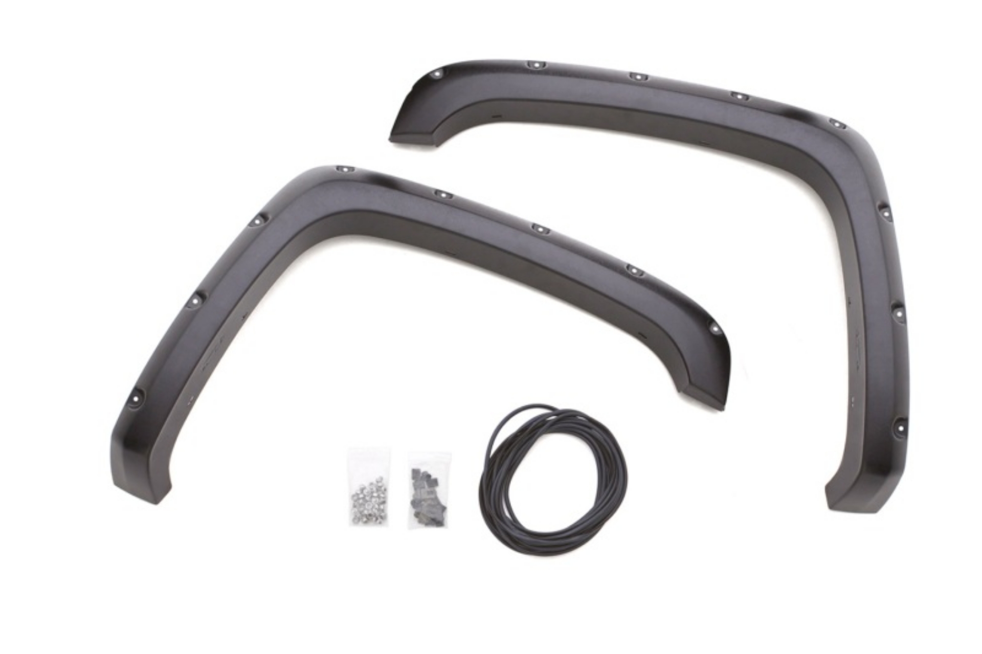 Picture of Lund 99-07 Chevy Silverado 1500 RX-Rivet Style Textured Elite Series Fender Flares - Black 2 Pc