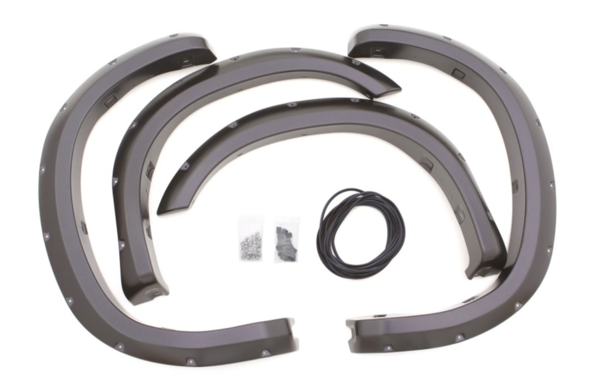 Picture of Lund 07-13 Toyota Tundra RX-Rivet Style Smooth Elite Series Fender Flares - Black 4 Pc