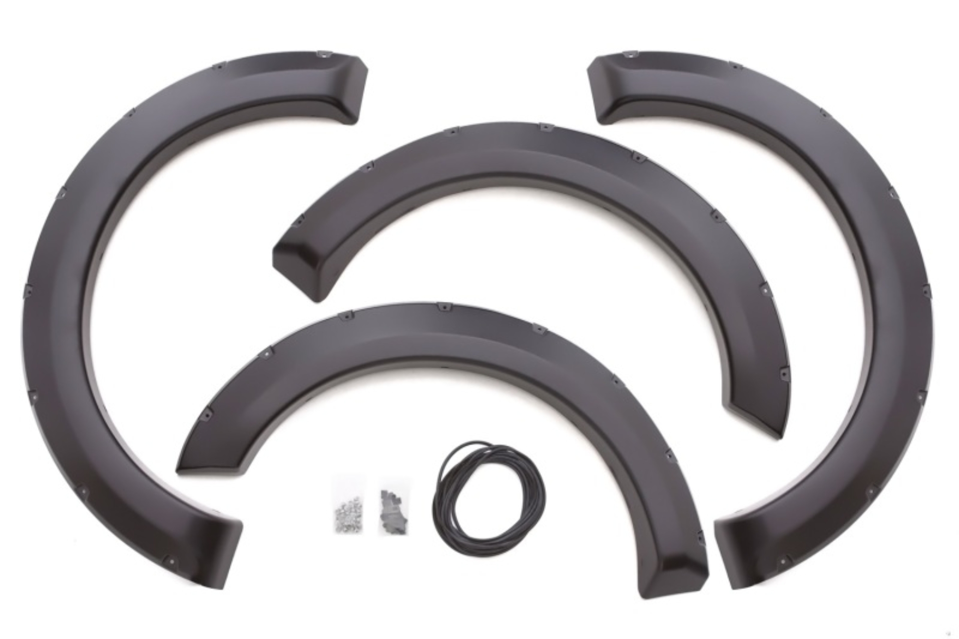 Picture of Lund 08-10 Ford F-250 Super Duty RX-Rivet Style Smooth Elite Series Fender Flares - Black 4 Pc