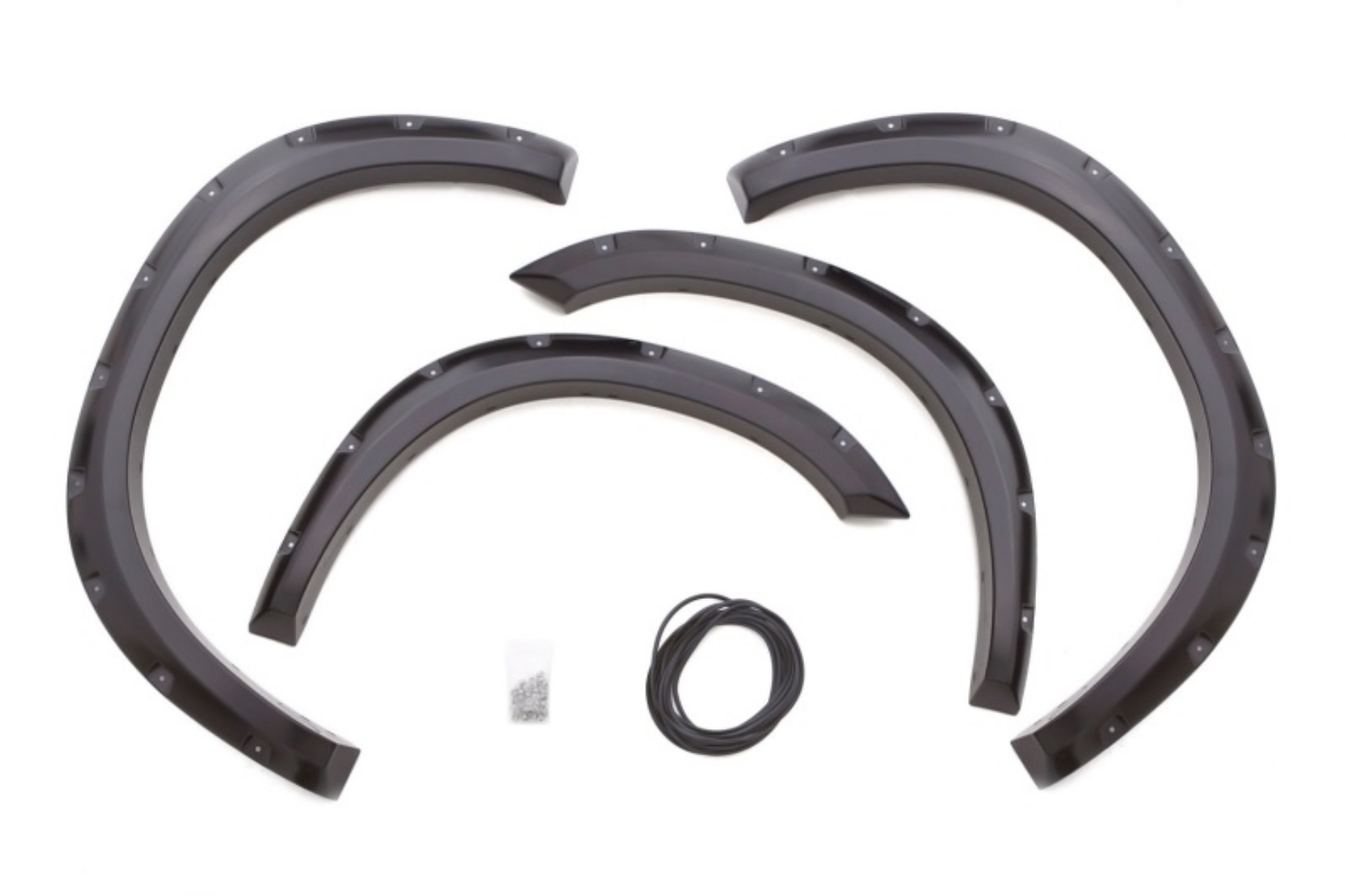 Picture of Lund 10-17 Dodge Ram 2500 RX-Rivet Style Smooth Elite Series Fender Flares - Black 4 Pc