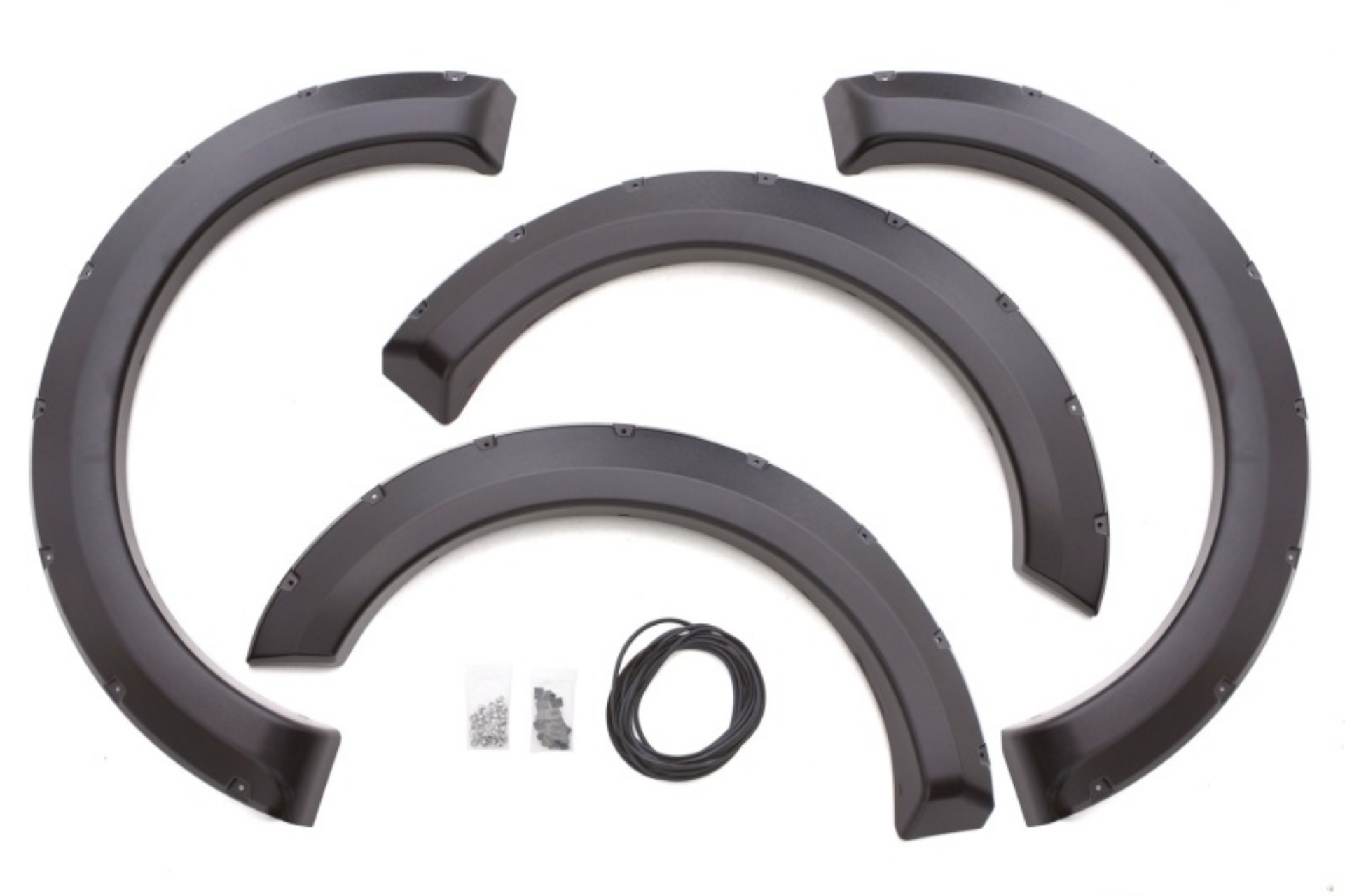 Picture of Lund 04-08 Ford F-150 RX-Rivet Style Textured Elite Series Fender Flares - Black 4 Pc