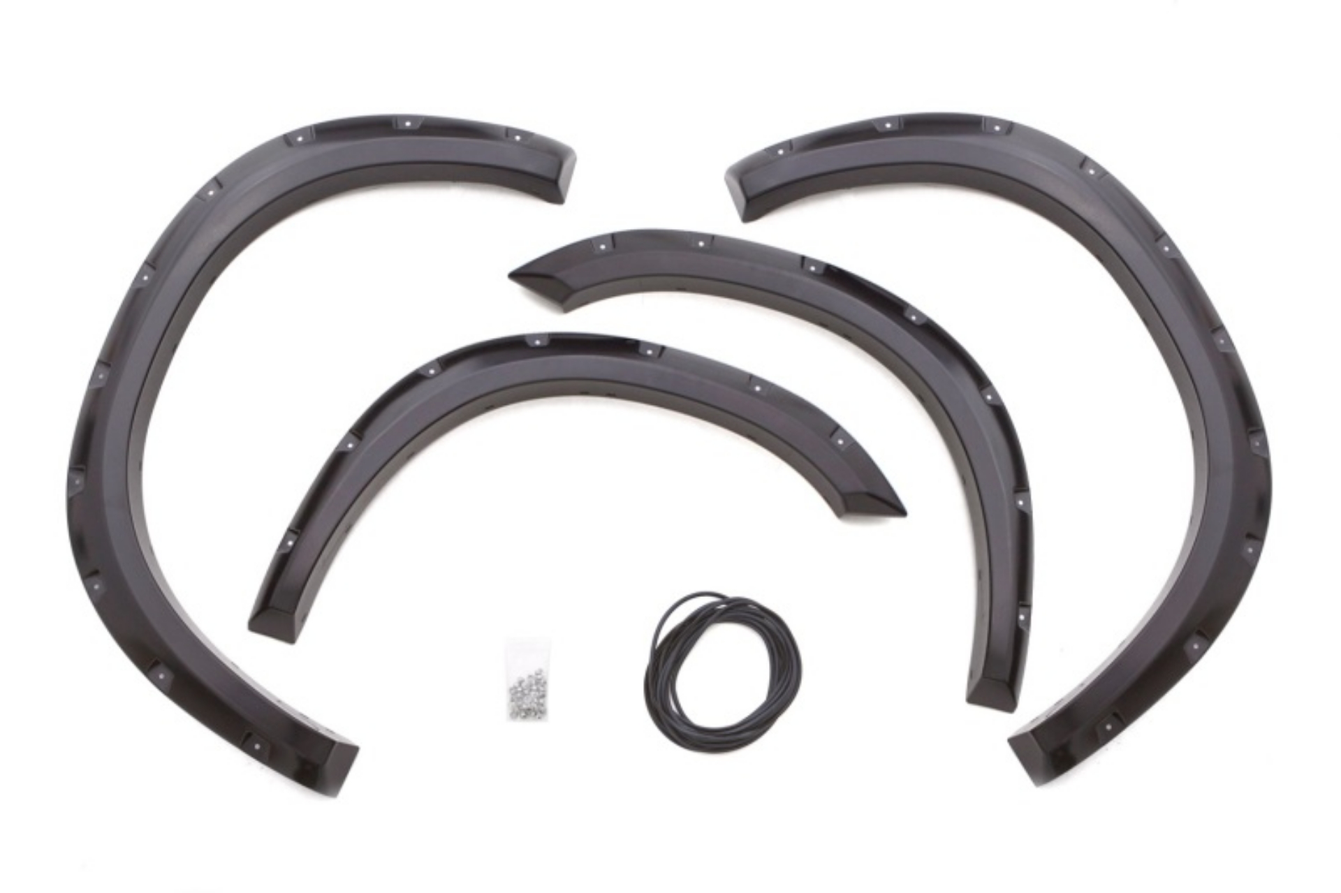 Picture of Lund 10-17 Dodge Ram 2500 RX-Rivet Style Textured Elite Series Fender Flares - Black 4 Pc