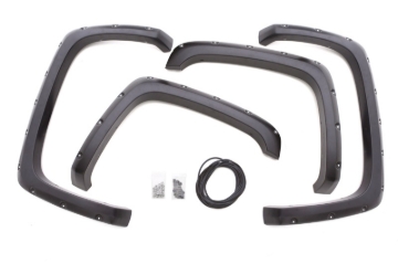 Picture of Lund 99-07 Chevy Silverado 1500 RX-Rivet Style Textured Elite Series Fender Flares - Black 4 Pc