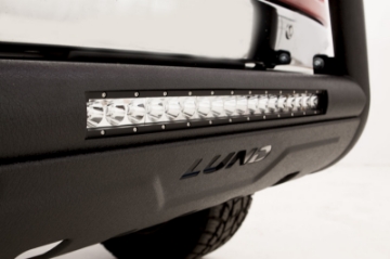 Picture of Lund 07-17 Chevy Silverado 1500 Bull Bar w-Light & Wiring - Black