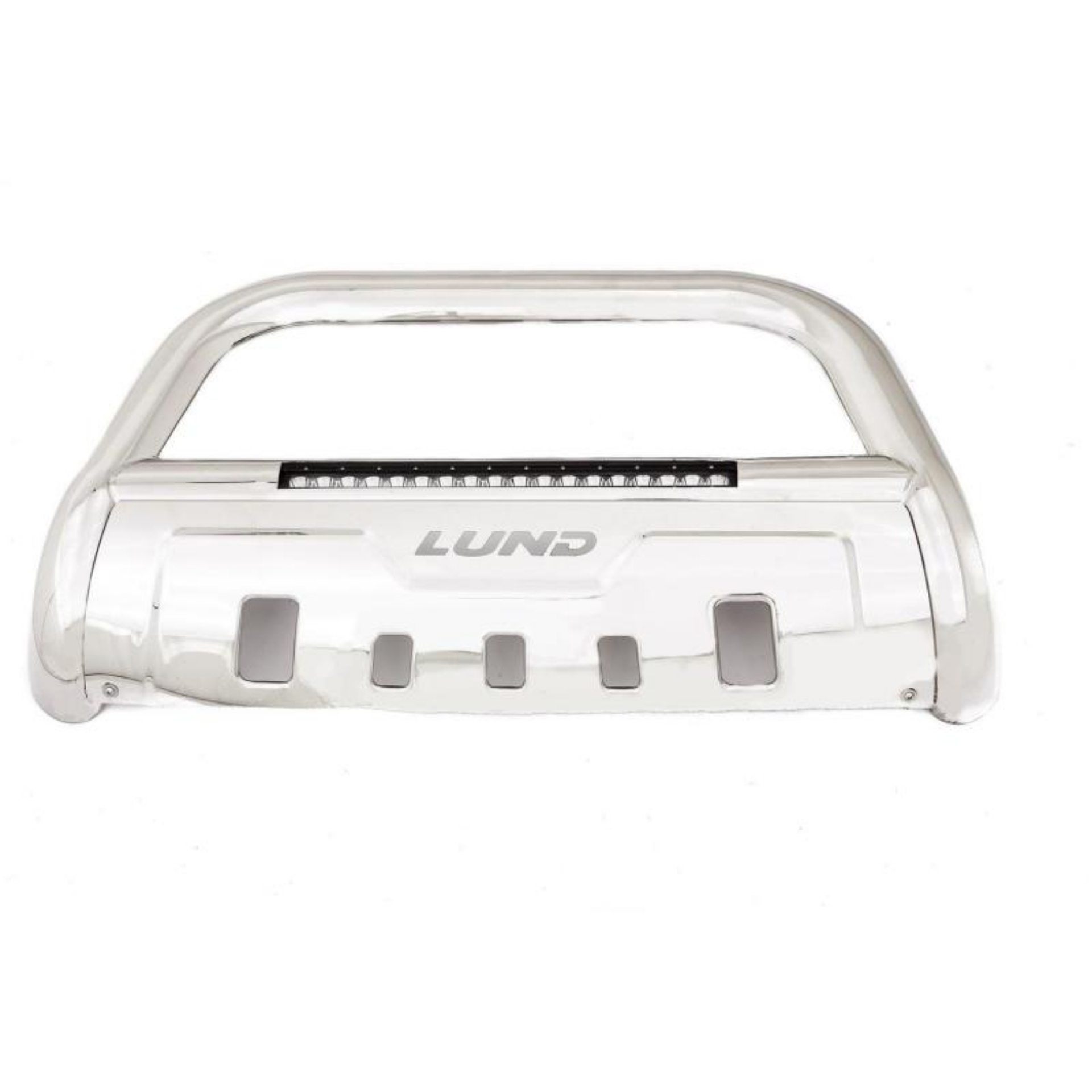 Picture of Lund 11-17 Chevy Silverado 2500 Bull Bar w-Light & Wiring - Polished