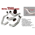 Picture of Injen 03-06 Evo 8-9-MR Cast Aluminum Intake System w- Full Intercooler Piping Black Short Ram Intake