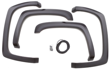 Picture of Lund 99-07 Chevy Silverado 1500 SX-Sport Style Smooth Elite Series Fender Flares - Black 4 Pc