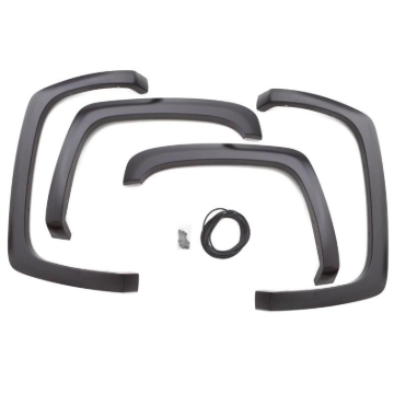 Picture of Lund 16-17 Chevy Silverado 1500 SX-Sport Style Textured Elite Series Fender Flares - Black 4 Pc